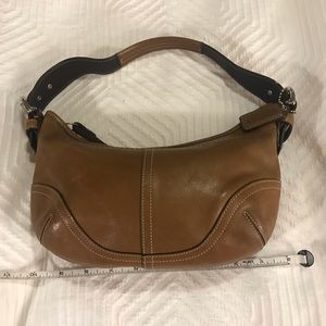 Coach Cognac Leather Small Soho Hobo Bag w dustbag
